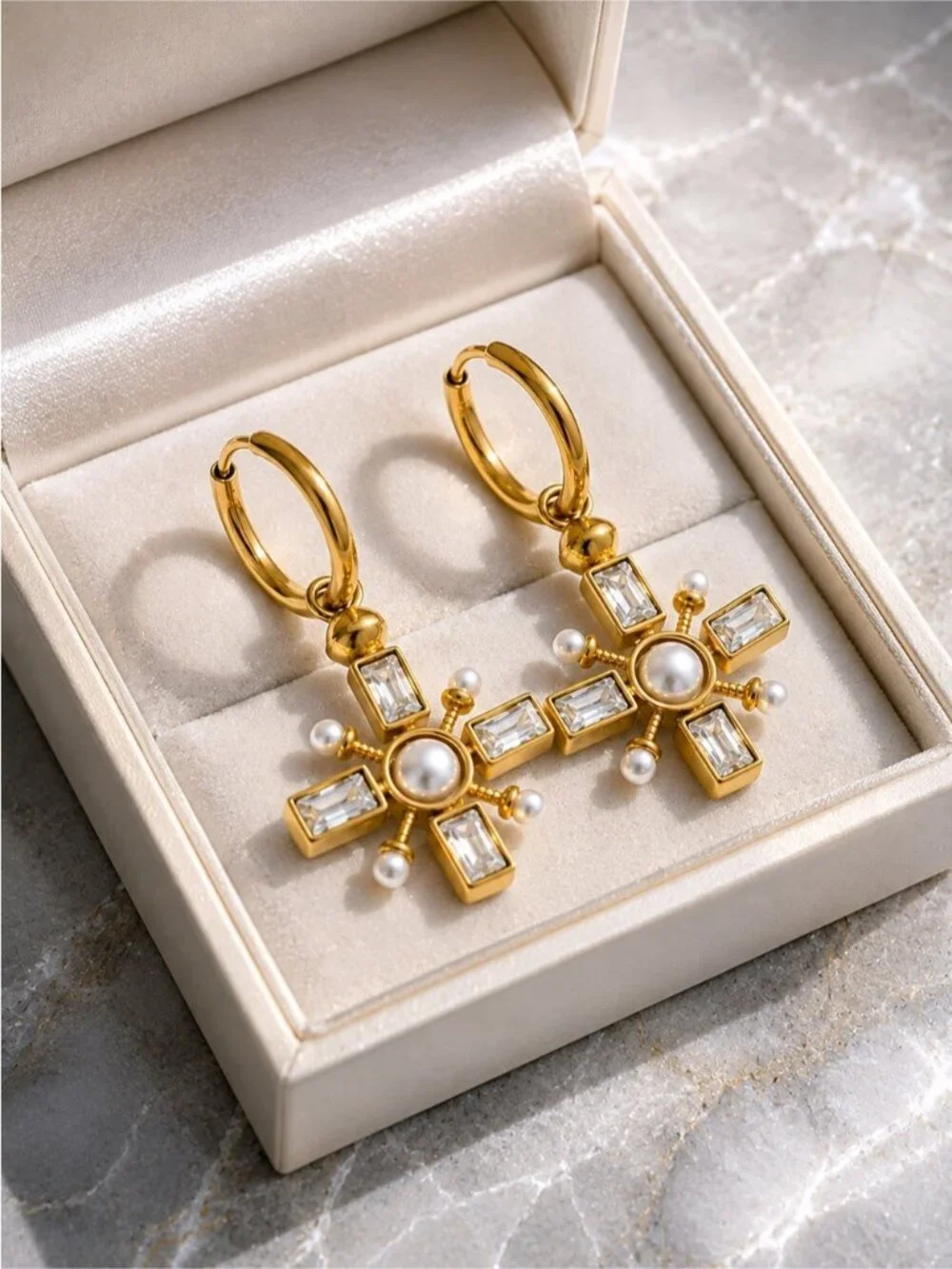 Anthropologie gold tone